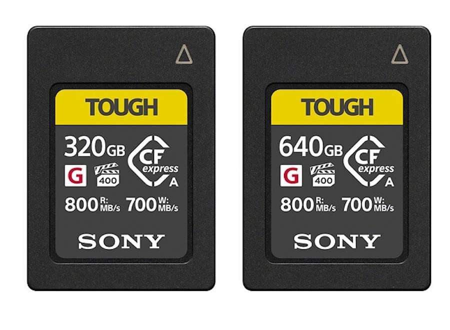 Pre-order : Sony 320GB/640GB CFexpress Type A TOUGH Memory Card